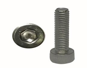 Paq 200 Tornillo  M4-0.70X16 Cabeza Cilindrico Acero Inox 304