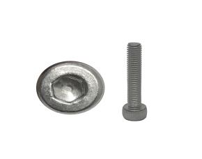 Paq 300 Tornillo  M4-0.70X25  Allen Cabeza Cilindrico Inox 304