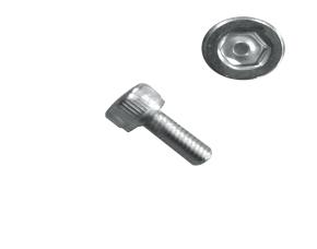 Caja 1,000 Tornillo M5-0,80X12 Allen Cabeza Cilindrico Inox 304