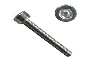 Caja 1,000 Tornillo  M5-0,80X30 Allen Cabeza Cilindrico  Inox 304