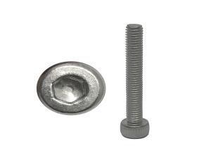 Tornillo M5-0,80X35 Allen Cabeza Cilindrico  Inox 304