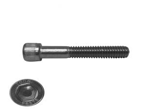 Paq 100 Tornillo M5-0,80X40 Allen Cabeza Cilindrico Inox 304