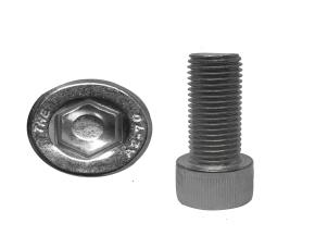 Paq 25 Tornillo M12-1,75X20 Allen Cabeza Cilindrico Inox 304