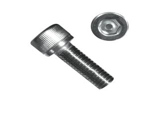 Paq 25 Tornillo M12-1,75X30  Allen Cabeza Cilindrico Inox 304