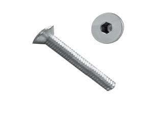 Tornillo   M3-0,50X20  Allen Cabeza Plana Inox 304