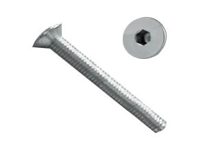 Tornillo  M3-0,50X25  Allen  Cabeza Plana Acero Inox 304