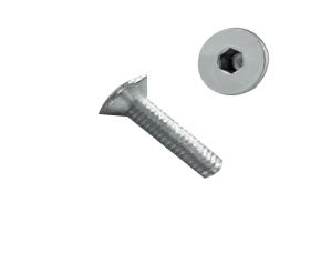 Tornillo  M4-0.70X16 Allen Cabeza Plana Acero 304