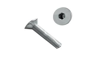 Tornillo  M4-0.70X20  Allen Cabeza Plana Inox 304