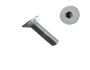 Tornillo M5-0,80X16 Allen Cabeza Plana Inox 304