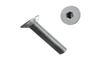 Tornillo M5-0,80X20 Allen Cabeza Plana Inox 304