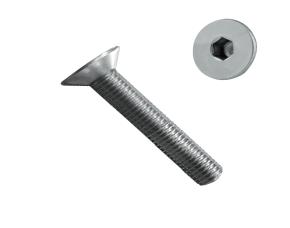 Tornillo M5-0,80X25 Allen Cabeza Plana Inox 304