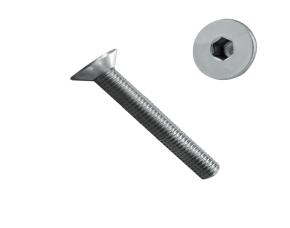Tornillo  M5-0,80X30 Allen Cabeza Plana Inox 304
