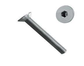 Tornillo M5-0,80X35 Allen Cabeza Plana Inox 304