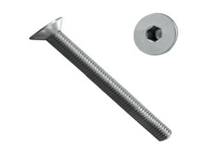 Tornillo M5-0,80X40 Allen Cabeza Plana Inox 304