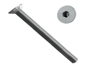 Tornillo M5-0,80X50 Allen Cabeza Plana  Inox 304