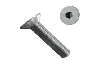 Tornillo  M10-1,50X45  Allen Cabeza Plana Inox 304