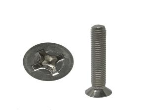 Tornillo  M6-1,00X35 Cabeza Plana Phs Inox 304