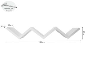 Repiza Zig-Zag Blanco Tendenza 2X51X11X10