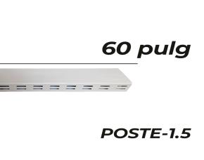Poste Rectangular P/Gondola De 60\