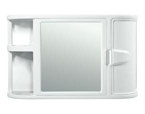 Gabinete Para Baño Con Espejo Blanco 59.8X19.3X46.5Cm