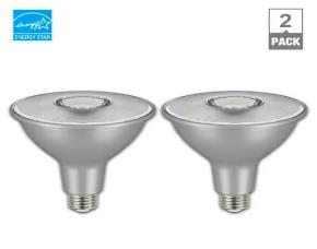 Paq. De 2 Reflector Par38 Led, Regulable, 120W, 3000K, 1200Lumens, E27, Bright White, Ecosmart