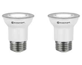 Paq. 2 Bombillos Par16 Led Regulable Bright White, 35W, 3000K, 350Lumen, Ecosmart
