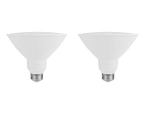 Paq. De 2 Reflector Par38 Led Regulable Daylight, E26,150W, 2700-5000K, 1650Lumens, Ecosmart