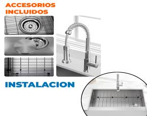Lavatrasto Comercial De Cocina 33\