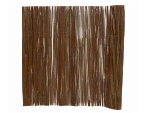 Cerca Bamboo Carbonizado 4′X8′ C/Alambre Galvanizado P/Exterior, Vigoro.