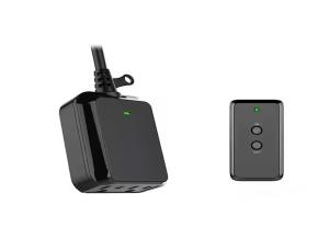 Interruptor C/Control Remoto Inalambrico 15Amp, 60Hz, 125V, 1875W, P/Interior - Exterior 2Toma...