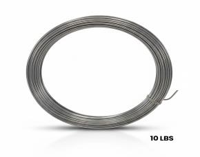 Rollo 10Lbs Alambre Liso Galvanizado 12.5 Americano