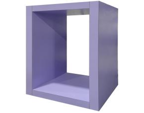 Repisa Rectangular Lila Con 2 Anclajes 2X1