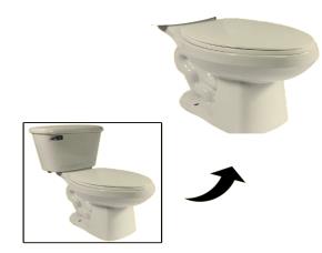 Taza Danubio-Cadet3 Elderly Elongada 4.8Lts S/L 17\