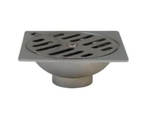 Desague De Ducha Cuadrado 10X10 Metalico Cromo
