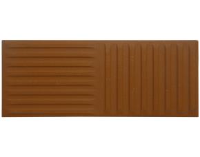 Caja 1M2 88 Piezas Baldosa Roja 7.5X15 Rigato (Quarry Tile)