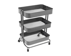 Carrito 3 Niveles Sin Asa Con Rodos, 13.9X16.7X30.7\