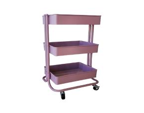 Carrito 3 Niveles Sin Asa Con Rodos, 13.9X16.7X30.7\