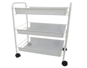 Carrito 3 Niveles Con Manija  Y Rodos 17 3/4X10X25\