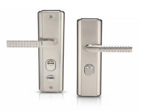 Juego De Manija Izquierda Para Puerta De Seguridad Metal