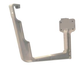 Soporte P/Canal D/Agua Pvc Beige