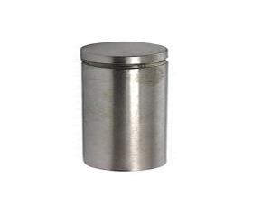 Soporte Aluminio Ss Hueco Para Acrili.y Vidrio 19X30Mm