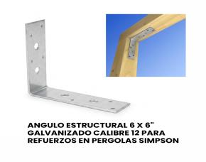 Angulo Estructural 6 X 6\