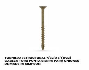 Tornillo Estructural 7/32\