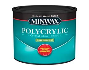 1/2 Pinta Barniz Policrilico Minwax Ultra Claro Mate Secado Rapido
