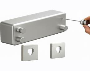 Tendedero Retractil Doble 14 Plata