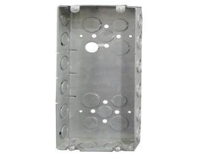 Cja.metal Pesada Mixta P/4 Cjas 2X4 C/Tapa Ecov344, Agujero 1/2-3/4\