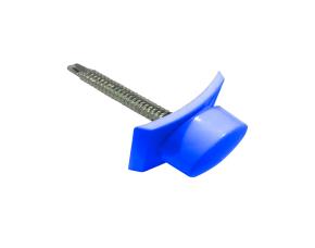 Unidad Tornillo Punta Broca Fosfatado Azul Con Tapon 1/4\