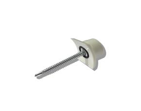 Unidad Tornillo Fosfatado Blanco Con Tapon 1/4\