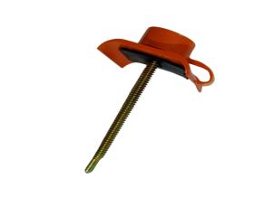 Unidad Tornillo Punta Broca Fosfatado Con Empaque Rojo Ladrllo P/Lamina Troquelada 1/4\