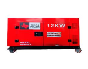 Generador Diesel Monofasico 12Kw, 60Hz, 120/240V Texas Power Incluye Transferencia